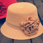 Momiton - Corsage Accent Straw Hat