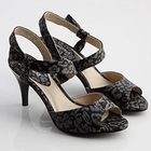 Moonbasa - Genuine Leather Leopard-Print Sandals