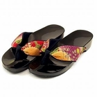 Mizutori - Black Wood Sandals