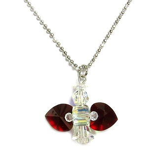 'My Little Angel' January Birthstone Necklace - Garnet