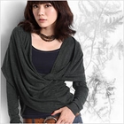 LUKA - Wrap-Front Long Sleeve Top