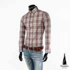 Purplow - Button-Down Plaid Shirt