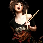SPICY HOLIC - Leopard Print Embellished Heart Tattoo Tee