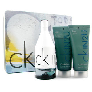 IN2U Coffret: Eau De Toilette Spray 100ml + After Shave Gel 100ml + Hair and Body Wash 100ml