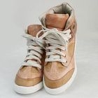 Jean Stone - Faux-Suede High-Top Sneakers