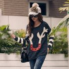 PUFFY - Deer-Horn Print Sweater