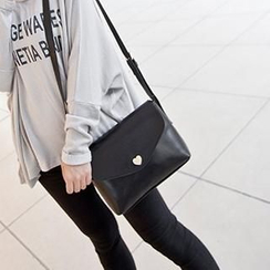 Secret Garden - Faux Leather Shoulder Bag Secret Garden - Faux Leather Shoulder Bag