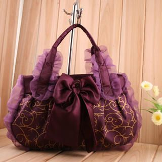 Bow-Accent Shoulder Bag Bow-Accent Shoulder Bag