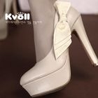 Kvoll - Bow-Accent Platform Pumps