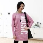 SDKING - Dolman-Sleeve Print Dress