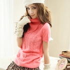 Tokyo Fashion - Short-Sleeve Turtleneck Sweater