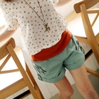 Tokyo Fashion - Cuffed Pleated Pocket Shorts