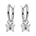 MaBelle - 18K White Gold Diamond Earrings