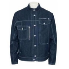 Act Gear - [Men] BMW Contrast-Stitch Denim Jacket