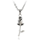 Menku - Engraved Rose Pendant