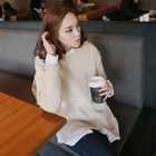 midnightCOCO - Side-Slit Knit Top