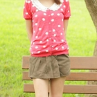 CatWorld - Pleated Skort with Woven Belt