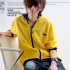 MR.ZERO - Contrast-Trim Hoodie