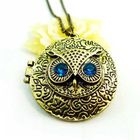 Fit-to-Kill - Owl Little Photo Album Necklace -Copper