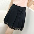 59th Street - Lace-Hem Pleated Skirt