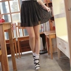 CLICK - Polka Dot Pleated Skirt