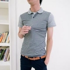 INTHING - Striped Polo Shirt