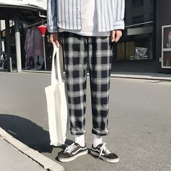 Real Boy - Check Slim-Fit Pants Real Boy - Check Slim-Fit Pants