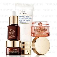 Estee Lauder 雅詩蘭黛 - 升級再生基因修護套裝: 潔膚泡沫 30ml + 面部修護精華 7ml + 眼部修護眼霜 5ml + 瞬效修護膠囊 10粒 Estee Lauder 雅詩蘭黛 - 升級再生基因修護套裝: 潔膚泡沫 30ml + 面部修護精華 7ml + 眼部修護眼霜 5ml + 瞬效修護膠囊 10粒