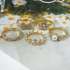 Angelove - Set of 5 : Rhinestone Ring