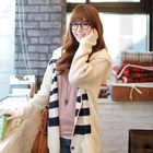 CLICK - Nautical Stripe Hooded Cardigan