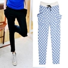 Miss Hong - Drawstring-Waist Pants
