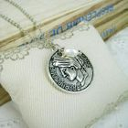 MyLittleThing - Silver Vintage Coin Short Necklace