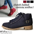 Wifky - Lace-Up Buckled Sneakers