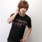 SeventyAge - Argyle Patterned Short Sleeve Top