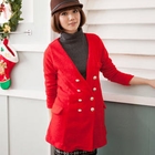 CatWorld - Double-Breasted Tie-Waist Cardigan