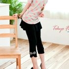 Tokyo Fashion - Inset Bow-Accent Leggings Skirt