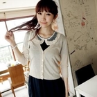 Propose - 3/4-Sleeve Linen Cardigan