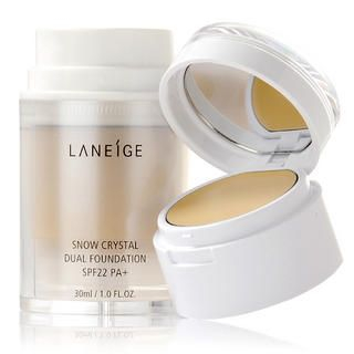 Snow Crystal Dual Foundation SPF 22 PA+ (#23 Sand Beige) Snow Crystal Dual Foundation SPF 22 PA+ (#23 Sand Beige)