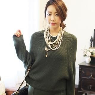Rib-Knit Sweater
