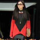 SOHO Central - Color-Block Asymmetric Hem Top