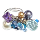 6thJune - 'Sea Breeze'- Motion Ring with Swarovski Crystal