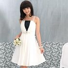 59 Seconds - Sleeveless Diamante Belt Satin Party Dress