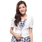 O.SA - Lace Panel Single-Button Jacket
