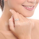 MBLife.com - 18K/750 White Gold Snowflake Stars Diamond Ring MBLife.com - 18K/750 White Gold Snowflake Stars Diamond Ring