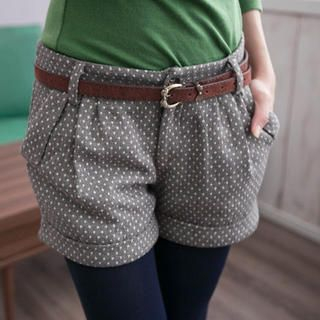 Dotted Cuffed Shorts Dotted Cuffed Shorts
