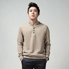 SLIM&FIT - Shawl Collar Wool Knit Top