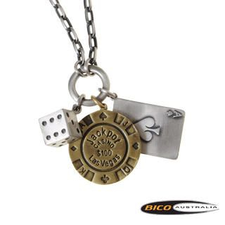 Whiskey Pete Charm Necklace