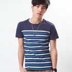 MR.PARK - Short-Sleeve Striped T-Shirt