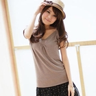 eFashion - Envelope-Neckline Top