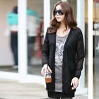 Jcstyle - Linen Blend V-Neck Cardigan
